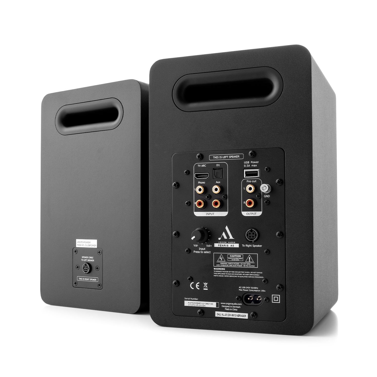 Argon Audio FENRIS A5 Active hi-fi speakers #color_black